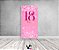 Painel De Festa Vertical 1,00 x 2,00 - 18 Anos Pink Efeito Glitter 214 - Imagem 2