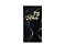 Painel De Festa Vertical 1,00 x 2,00 - 75 Anos Preto com Dourado 227 - Imagem 1