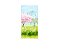 Painel De Festa Vertical 1,00 x 2,00 - Jardim Cute Aquarela 001 - Imagem 1