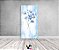 Painel De Festa Vertical 1,00 x 2,00 - Jardim com Flores Azuis 065 - Imagem 2