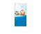 Painel De Festa Vertical 1,00 x 2,00 - Papai Noel e Rena Cute 008 - Imagem 1