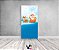 Painel De Festa Vertical 1,00 x 2,00 - Papai Noel e Rena Cute 008 - Imagem 2
