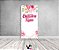 Painel De Festa Vertical 1,00 x 2,00 - Outubro Rosa Floral 002 - Imagem 2