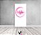 Painel De Festa Vertical 1,00 x 2,00 - Outubro Rosa Circulo Pink 006 - Imagem 2