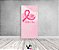 Painel De Festa Vertical 1,00 x 2,00 - Outubro Rosa com Flores 012 - Imagem 2