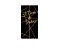 Painel De Festa Vertical 1,00 x 2,00 -  A Dona do Pedaço Efeito Glitter Dourado 004 - Imagem 1