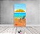 Painel De Festa Vertical 1,00 x 2,00 - Praia Beach Aquarela 015 - Imagem 2