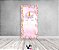 Painel De Festa Vertical 1,00 x 2,00 - Unicórnio Floral Rosa 006 - Imagem 2