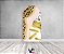 Painel De Festa Romano 1,00x2,00- Safari Estampa Animais Print Gold 042 - Imagem 2
