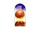 Painel De Festa Romano 1,00x2,00- Bola de Basquete Efeito Luzes 004 - Imagem 1