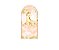 Painel Romano Veste Fácil 1,00x2,00 - Safari Girafinha Floral 100 - Imagem 1
