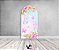 Painel Romano Veste Fácil 1,00x2,00 - Borboletas Frame Floral Rosa 019 - Imagem 2