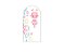 Painel Romano Veste Fácil 1,00x2,00 - Robô Cute Rosa 014 - Imagem 1