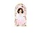 Painel Romano Veste Fácil 1,00x2,00 - Primeira Eucaristia Menina Cute 018 - Imagem 1