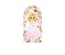 Painel Romano Veste Fácil 1,00x2,00 - Primeira Eucaristia Menina Cute 051 - Imagem 1
