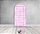 Painel De Festa Romano 1,00x2,00- Estampa Grid Quadriculado Rosa 074 - Imagem 2