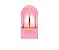Painel De Festa Romano 1,00x2,00- Realeza Rosa e Dourado 001 - Imagem 1
