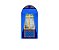 Painel De Festa Romano 1,00x2,00- Realeza Azul e Dourado 002 - Imagem 1
