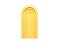 Painel De Festa Romano 1,00x2,00- Parede Arco Portal com Curvas Amarelo 003 - Imagem 1