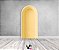Painel De Festa Romano 1,00x2,00- Parede Arco Portal Curvas Finas Amarelo Suave 026 - Imagem 2