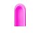 Painel De Festa Romano 1,00x2,00- Parede Arco Portal Curvas Finas Pink 031 - Imagem 1