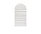 Painel Romano Veste Fácil 1,00x2,00 - Efeito Textura Tricô Branco 015 - Imagem 1