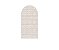 Painel Romano Veste Fácil 1,00x2,00 - Efeito Textura Tricô Trançado Branco 021 - Imagem 1