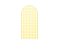 Painel Romano Veste Fácil 1,00x2,00 - Xadrez Degradê Amarelo Suave 035 - Imagem 1