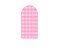 Painel Romano Veste Fácil 1,00x2,00 - Xadrez Degradê Rosa 049 - Imagem 1