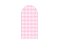 Painel Romano Veste Fácil 1,00x2,00 - Xadrez Degradê Rosa Claro 050 - Imagem 1