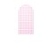 Painel Romano Veste Fácil 1,00x2,00 - Xadrez Degradê Rosa Suave 052 - Imagem 1