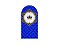 Painel Romano Veste Fácil 1,00x2,00 - Coroa Realeza Capitonê Azul Royal 006 - Imagem 1