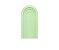Painel Romano Veste Fácil 1,00x2,00 - Parede Arco Portal com Curvas Verde Suave 014 - Imagem 1