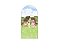 Painel Romano Veste Fácil 1,00x2,00 - Menina no Bosque Cute 001 - Imagem 1