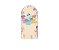 Painel De Festa Romano 1,00x2,00- Dinossauros Cute Floral 020 - Imagem 1