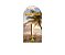 Painel De Festa Romano 1,00x2,00- Beach Tennis Areia e Palmeira 008 - Imagem 1