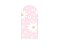 Painel De Festa Romano 1,00x2,00- Margaridas Delicadas Fundo Rosa Pastel 116 - Imagem 1