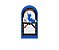 Painel Romano Veste Fácil 1,00x2,00 - Lutadores Jiu-Jitsu Azul 029 - Imagem 1