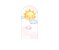 Painel Romano Veste Fácil 1,00x2,00 - Primeira Volta ao Sol Cute 042 - Imagem 1
