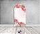 Painel Romano Veste Fácil 1,00x2,00 - Efeito Mármore com Flores Rosas 017 - Imagem 2