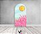 Painel Romano Veste Fácil 1,00x2,00 - Flor Rosa Tropical 023 - Imagem 2