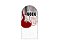 Painel De Festa Romano 1,00x2,00- Rock and Roll Guitarra Vermelha 022 - Imagem 1
