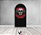 Painel De Festa Romano 1,00x2,00- Rock and Roll Caveira e Rosas 025 - Imagem 2