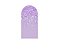 Painel Romano Veste Fácil 1,00x2,00 - Efeito Glitter Lilás 016 - Imagem 1