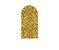 Painel Romano Veste Fácil 1,00x2,00 - Efeito Lantejoulas Dourado 039 - Imagem 1