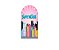 Painel Romano Veste Fácil 1,00x2,00 - SuperGirl HQ Cute Rosa 022 - Imagem 1