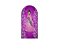 Painel Romano Veste Fácil 1,00x2,00 - Halloween Casa da Bruxa Roxo 014 - Imagem 1
