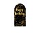 Painel Romano Veste Fácil 1,00x2,00 - Efeito Brilhos Happy Birthday Dourado 004 - Imagem 1
