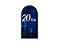 Painel Romano Veste Fácil 1,00x2,00 - 20 Anos 20TÃO Azul 175 - Imagem 1