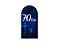 Painel Romano Veste Fácil 1,00x2,00 - 70 Anos 70TÃO Azul 180 - Imagem 1